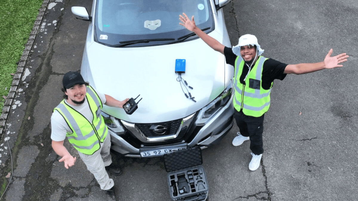 a video editor color grades footage