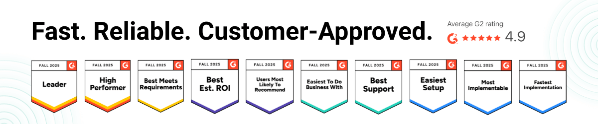 G2 Badges F25 (1200 x 250 px) Fall 2025 G2 Badges
