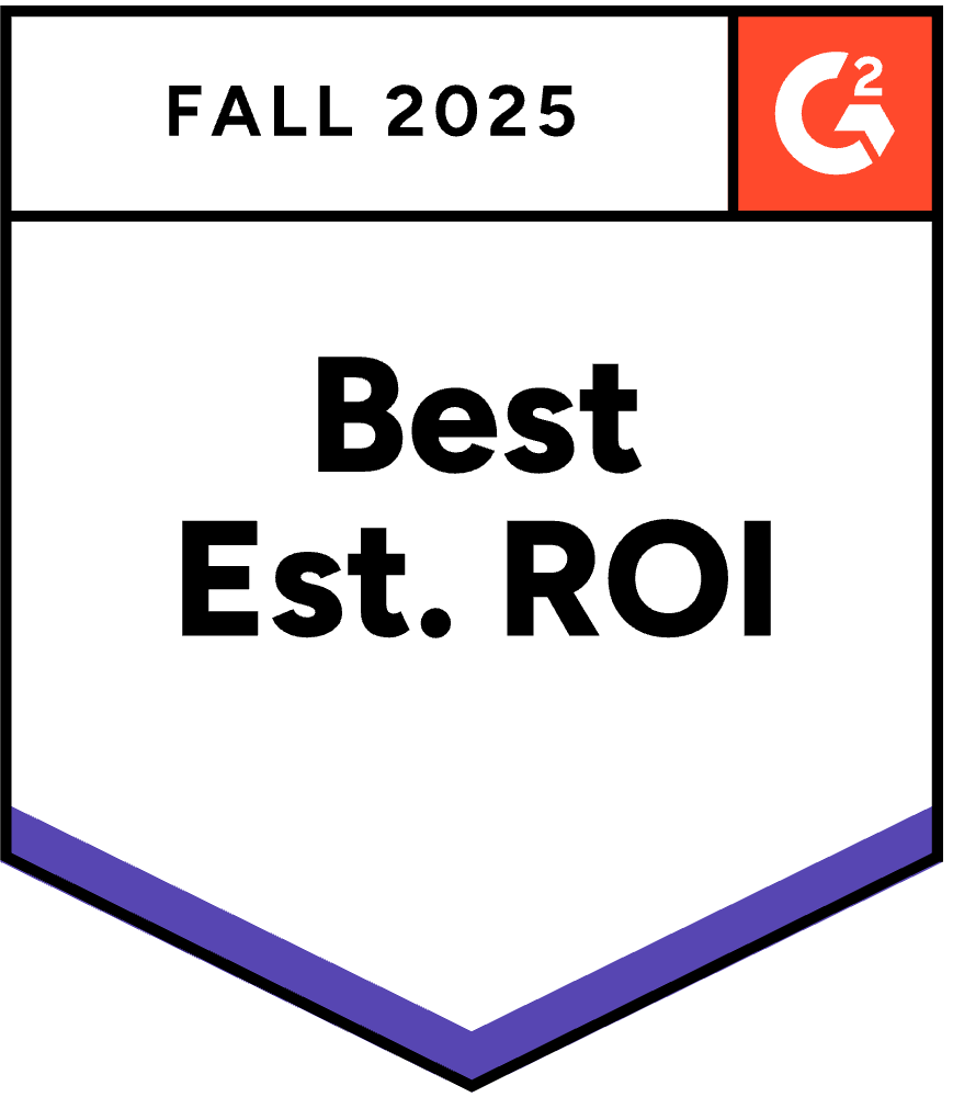 G2 badge for Managed File Transfer (MFT) with Best Estimated ROI, Fall 2025. Contact us to learn more.