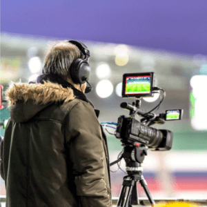 NRK Customer Story: Cameraman with broadcast camera for Norwegian Broadcasting Corp. (NRK).
